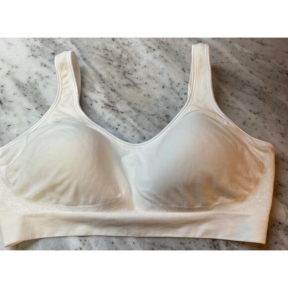 Bali Bra Size 2XL Ivory White Comfort Revolution Wireless Style 3488 - Picture 1 of 3
